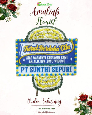 Papan Bunga Duka di Cimuning