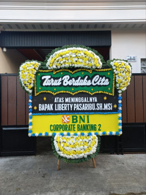 Papan Bunga Duka di Cimuning